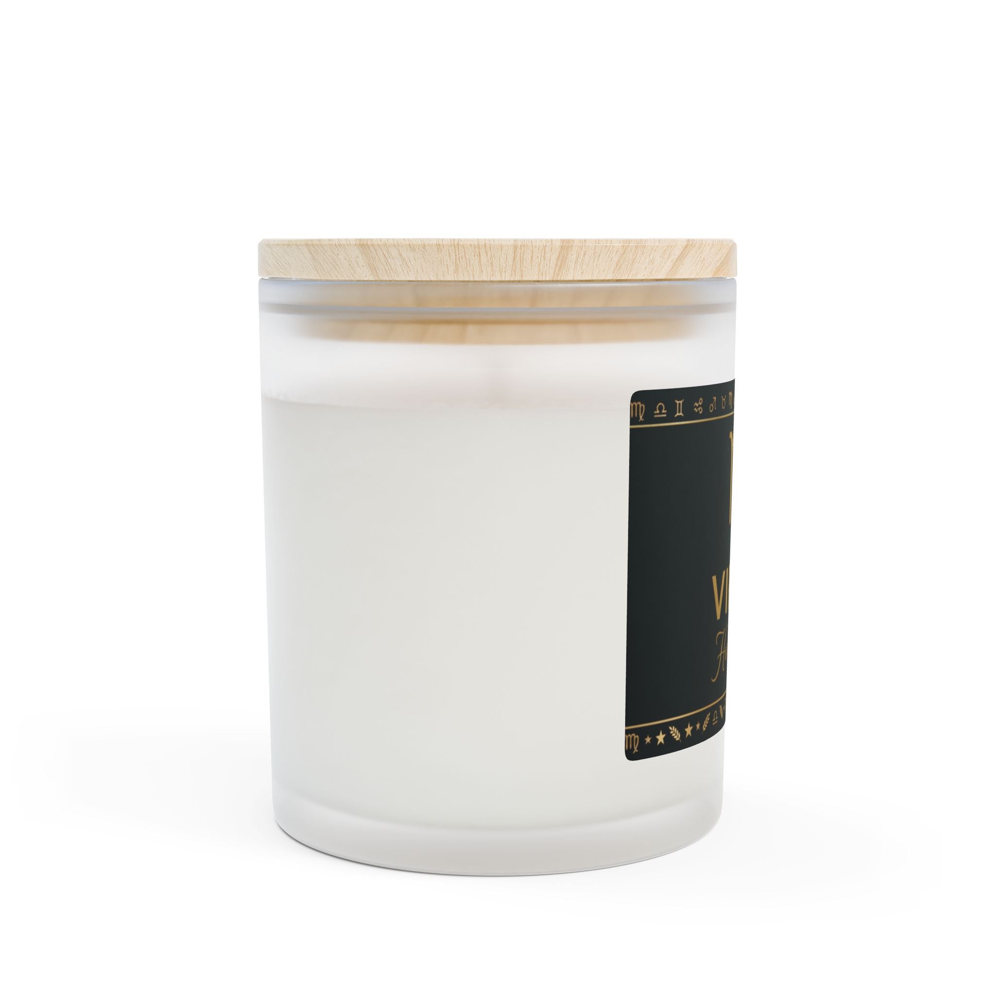 Virgo Zodiac Frosted Glass Candle | Humdinger