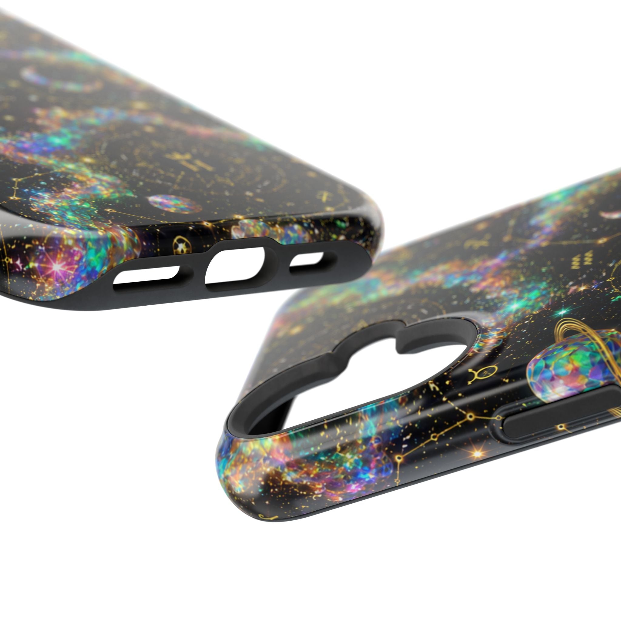 Astrology Galaxy Magnetic Impact Phone Case — Constellation & Moon Protective Cover