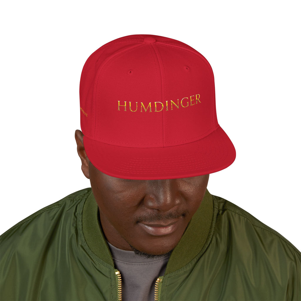 Humdinger Gold Embroidered Snapback Hat
