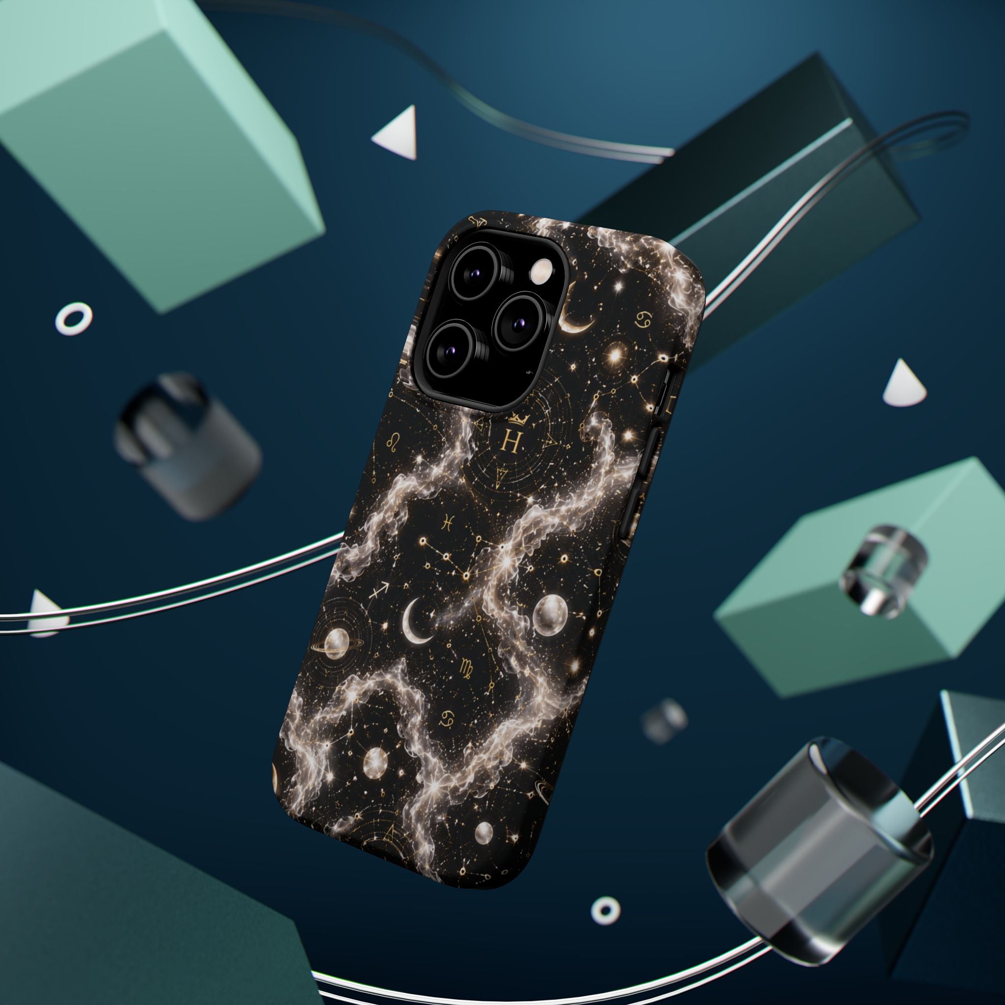 Astrology Galaxy Phone Case — Magnetic Impact-Resistant Cosmic Constellation Design