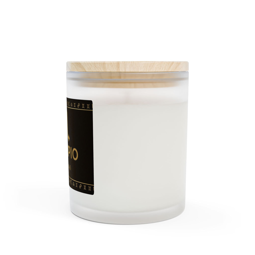 Scorpio Zodiac Frosted Glass Candle | Humdinger