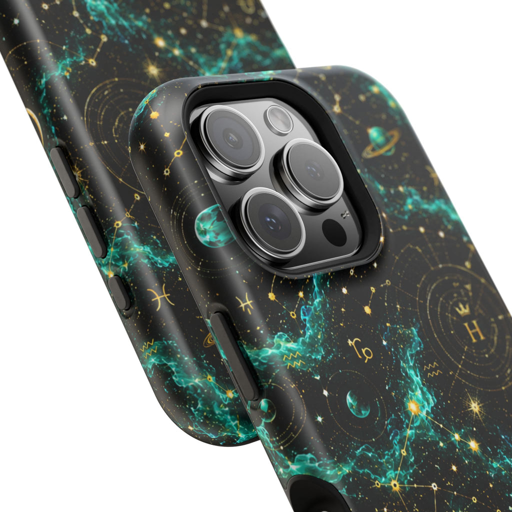 Astrology Nebula Magnetic Impact Phone Case — Zodiac Constellation Design