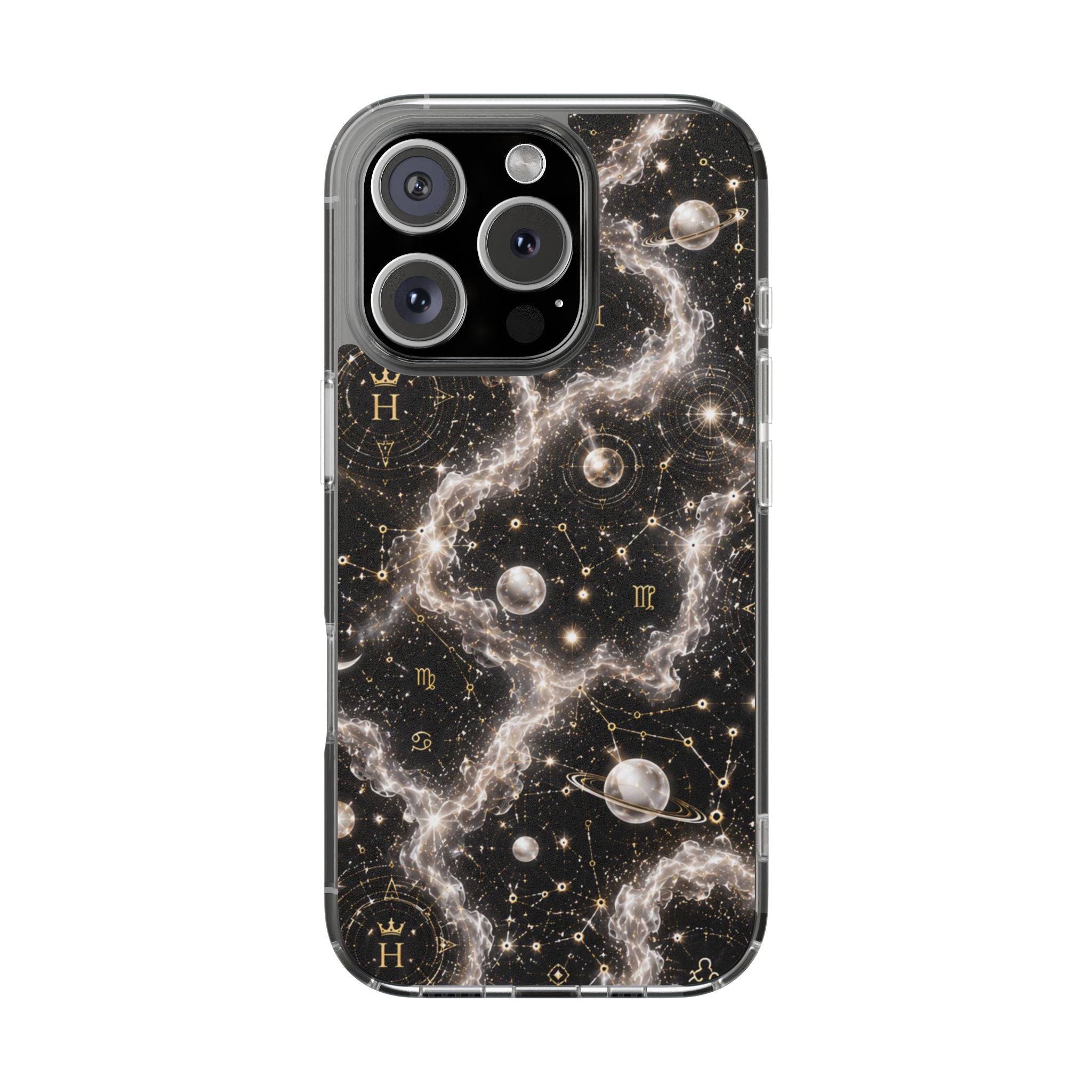 Gemini Pearl Birthstone Phone Case — Clear Magnetic Impact-Resistant