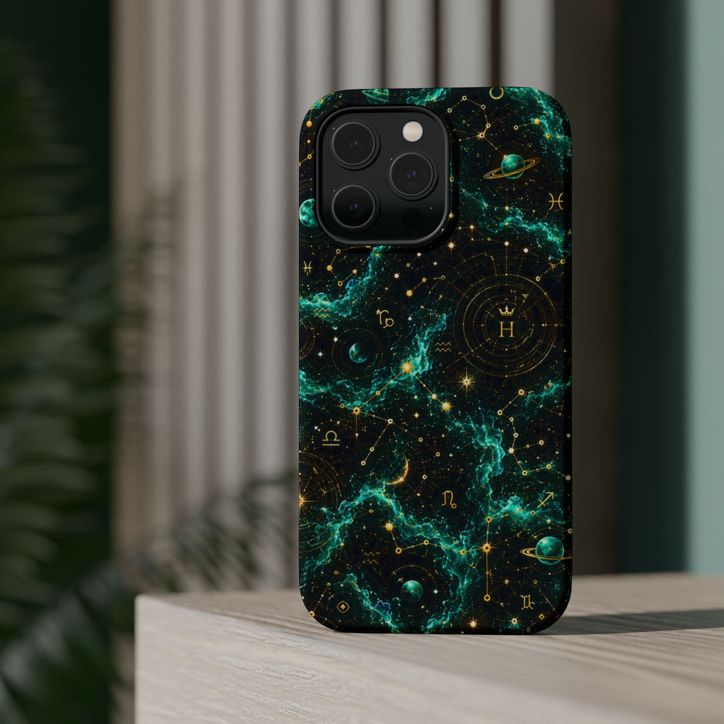 Astrology Nebula Magnetic Impact Phone Case — Zodiac Constellation Design
