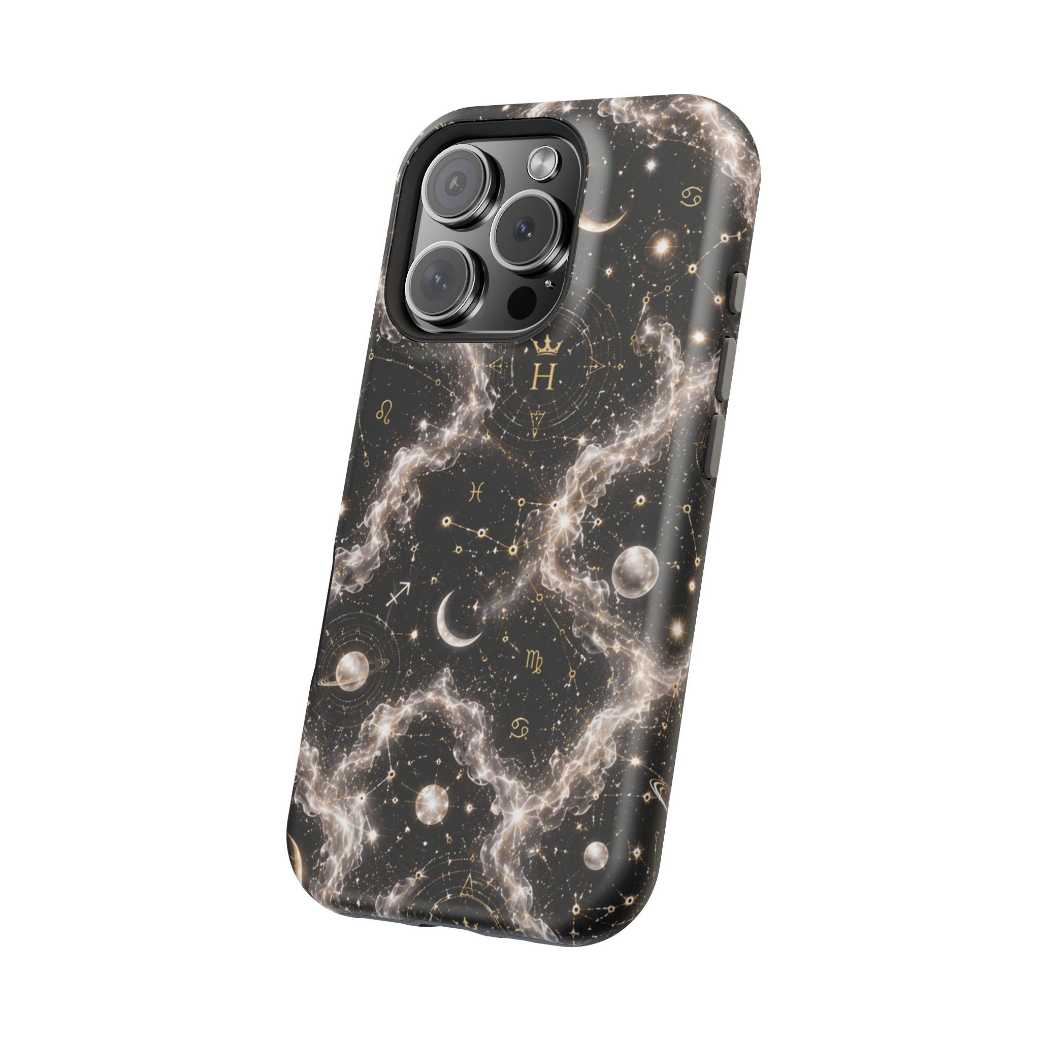 Astrology Galaxy Phone Case — Magnetic Impact-Resistant Cosmic Constellation Design