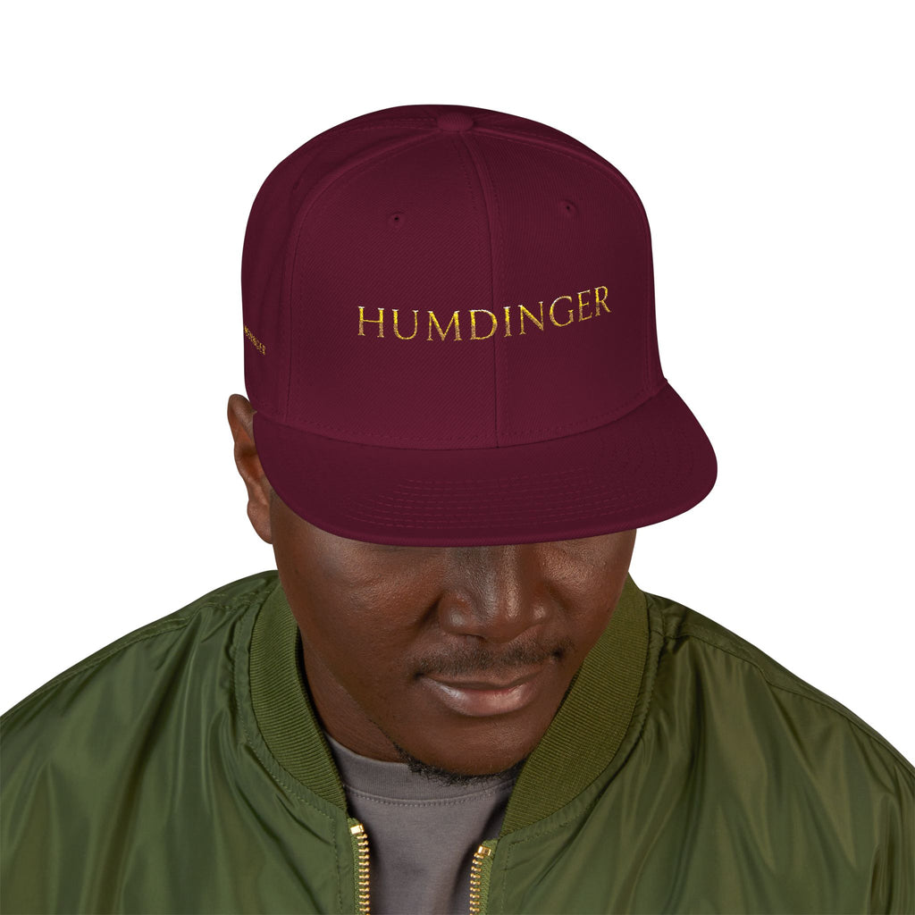 Humdinger Gold Embroidered Snapback Hat