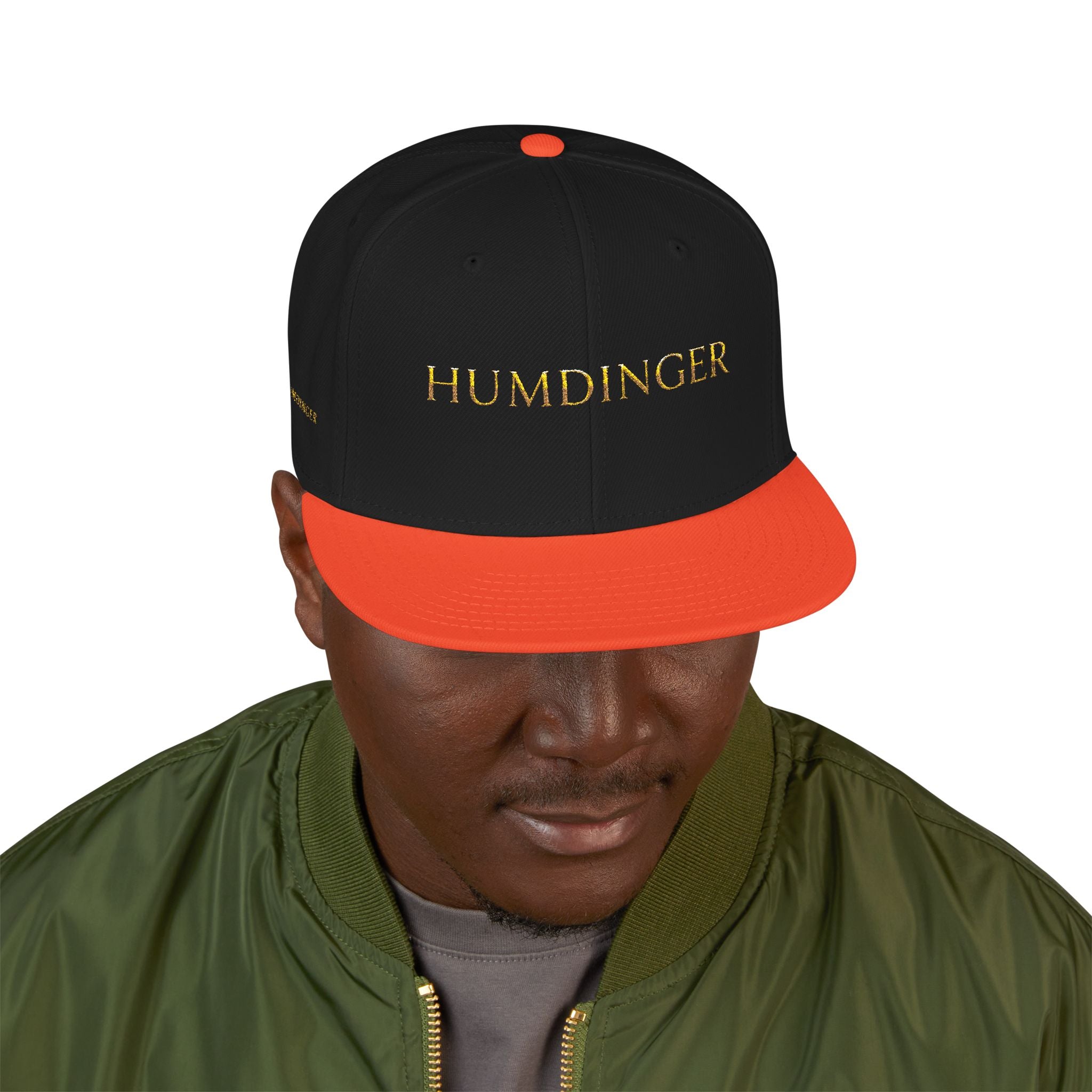 Humdinger Gold Embroidered Snapback Hat