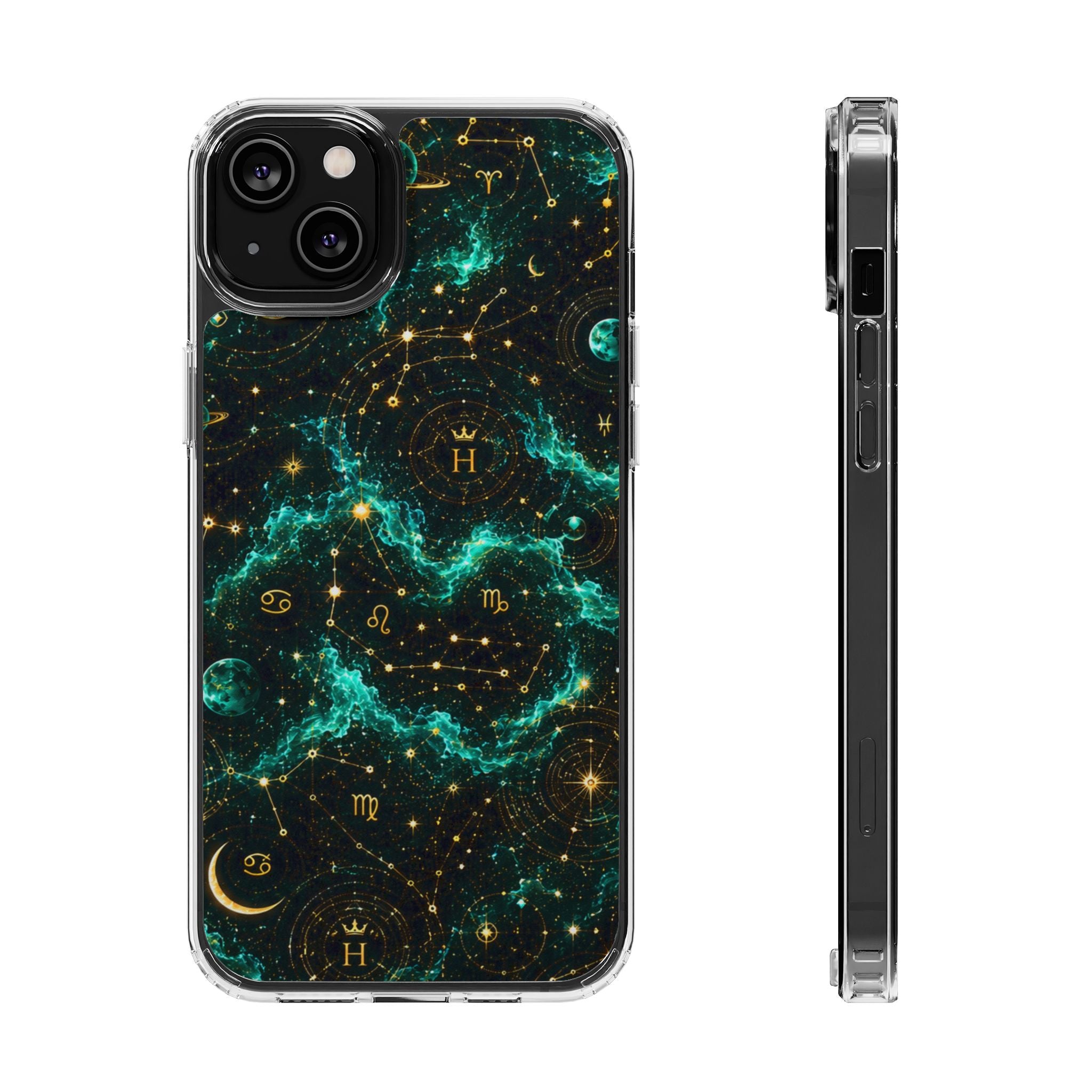Sagittarius Turquoise Birthstone Phone Case — Clear Magnetic Impact-Resistant