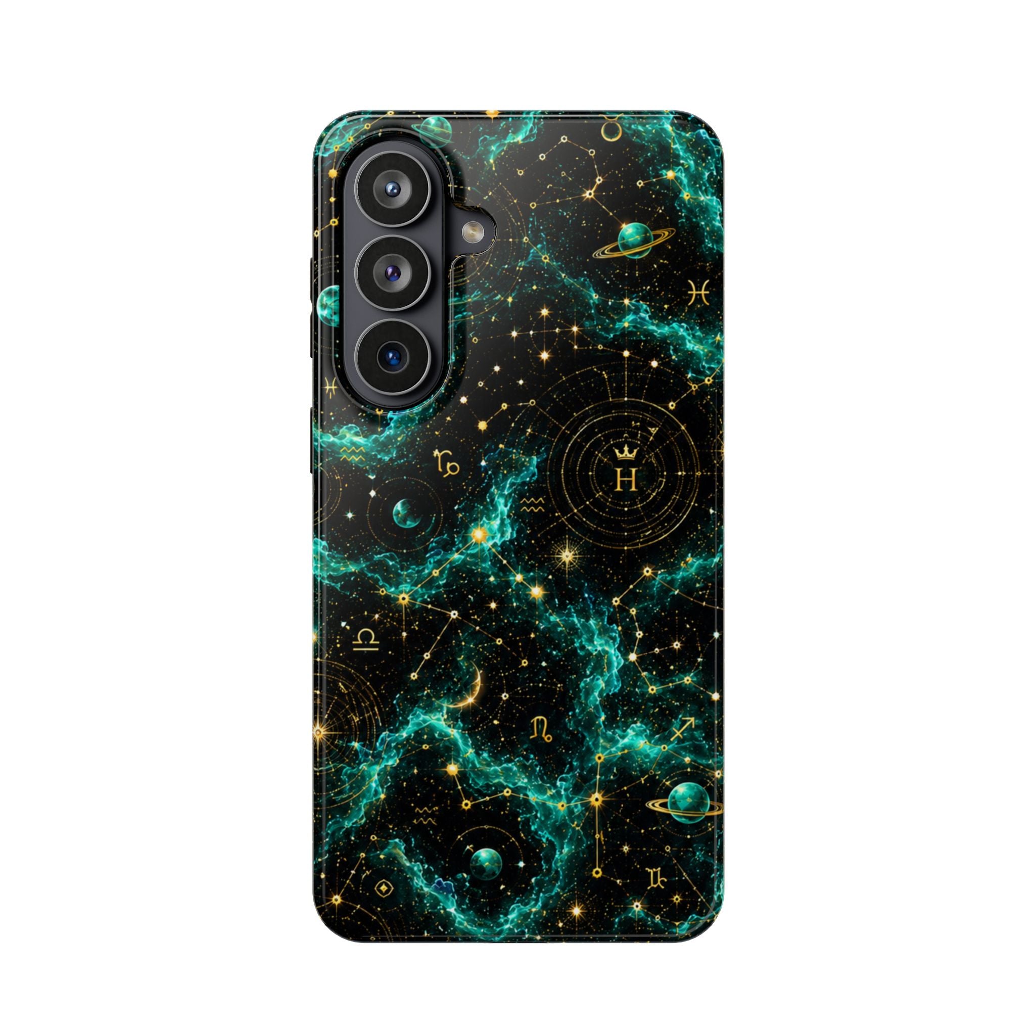 Sagittarius Turquoise Birthstone Phone Case — Black Magnetic Impact-Resistant