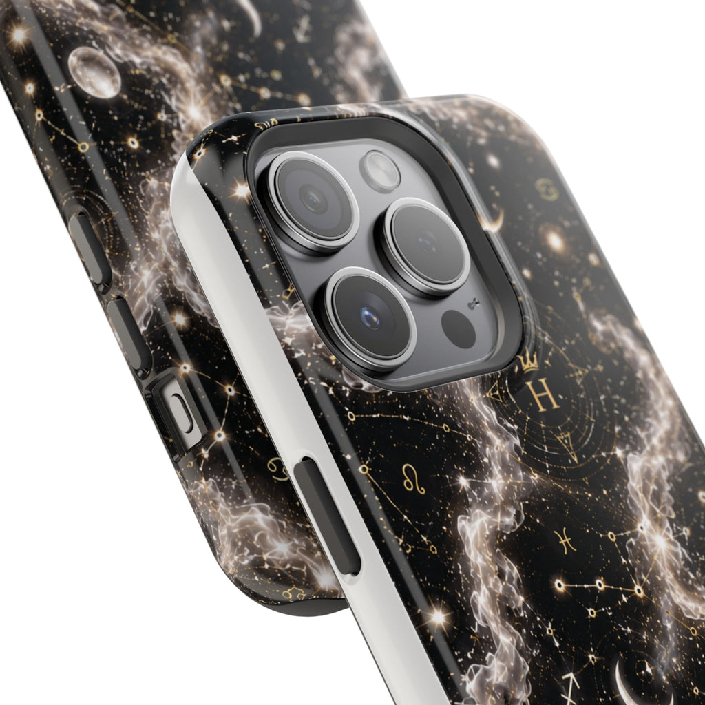 Astrology Galaxy Phone Case — Magnetic Impact-Resistant Cosmic Constellation Design