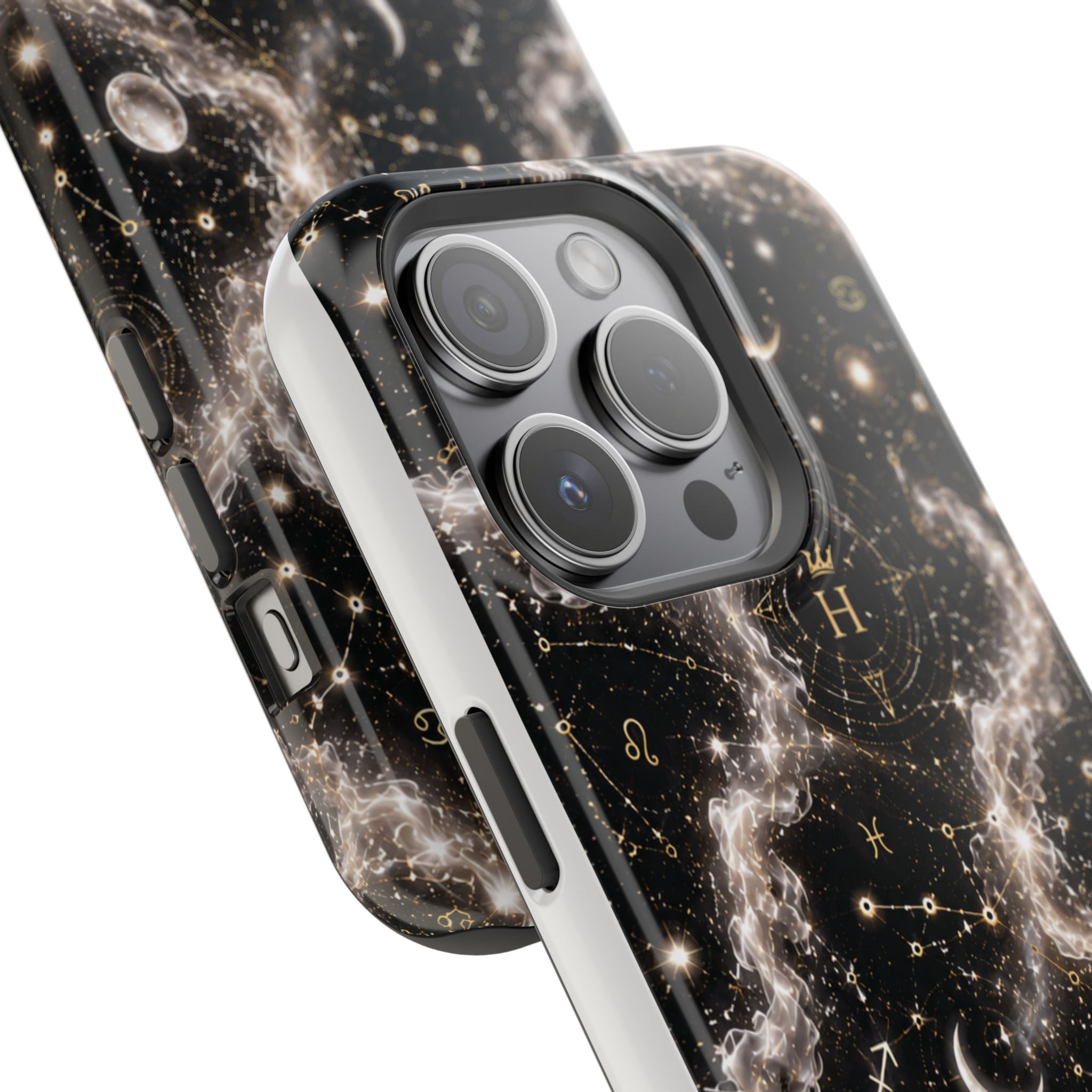 Astrology Galaxy Phone Case — Magnetic Impact-Resistant Cosmic Constellation Design