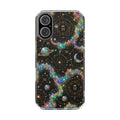 Galaxy Constellation Clear Magnetic Phone Case — Impact-Resistant Astral Design
