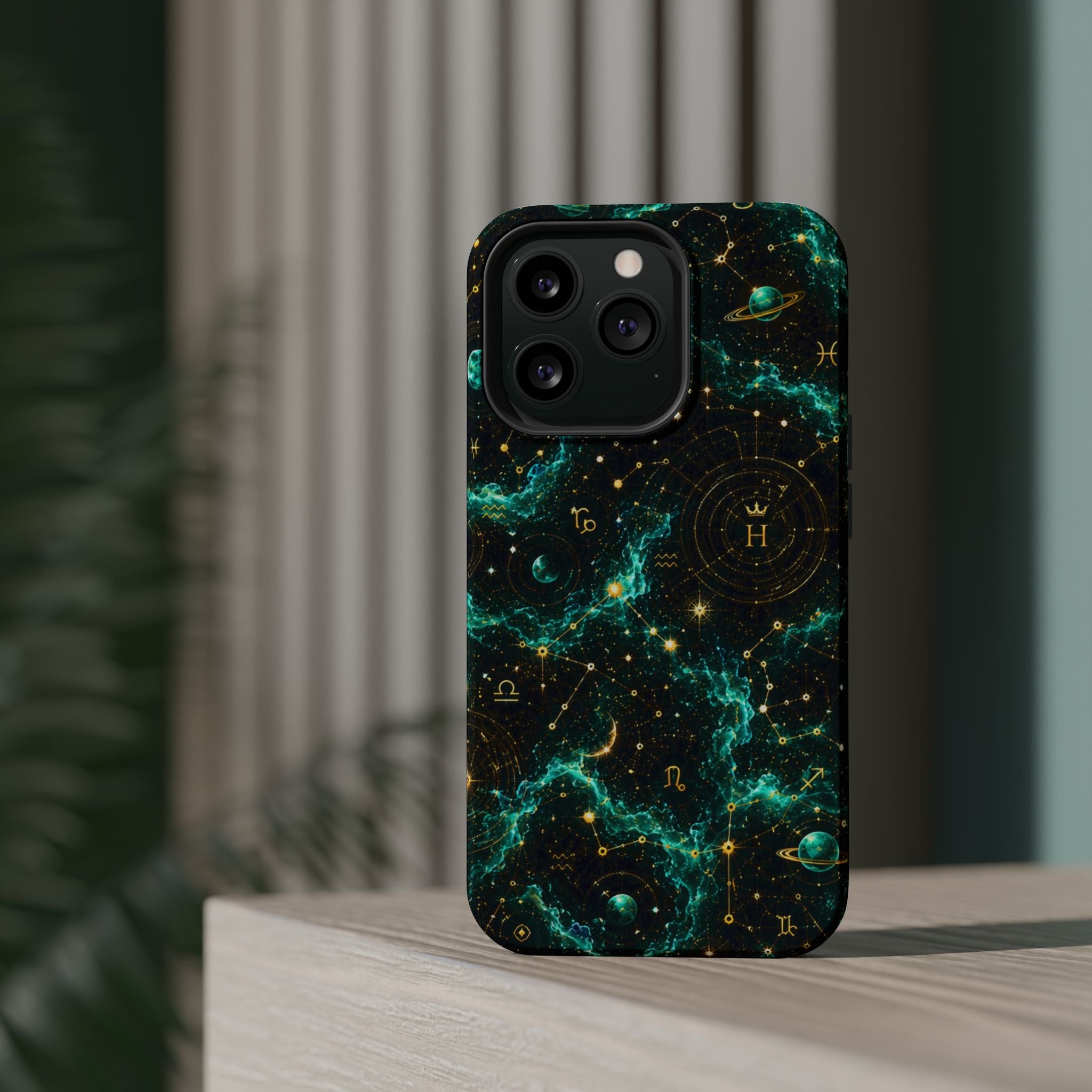 Astrology Nebula Magnetic Impact Phone Case — Zodiac Constellation Design