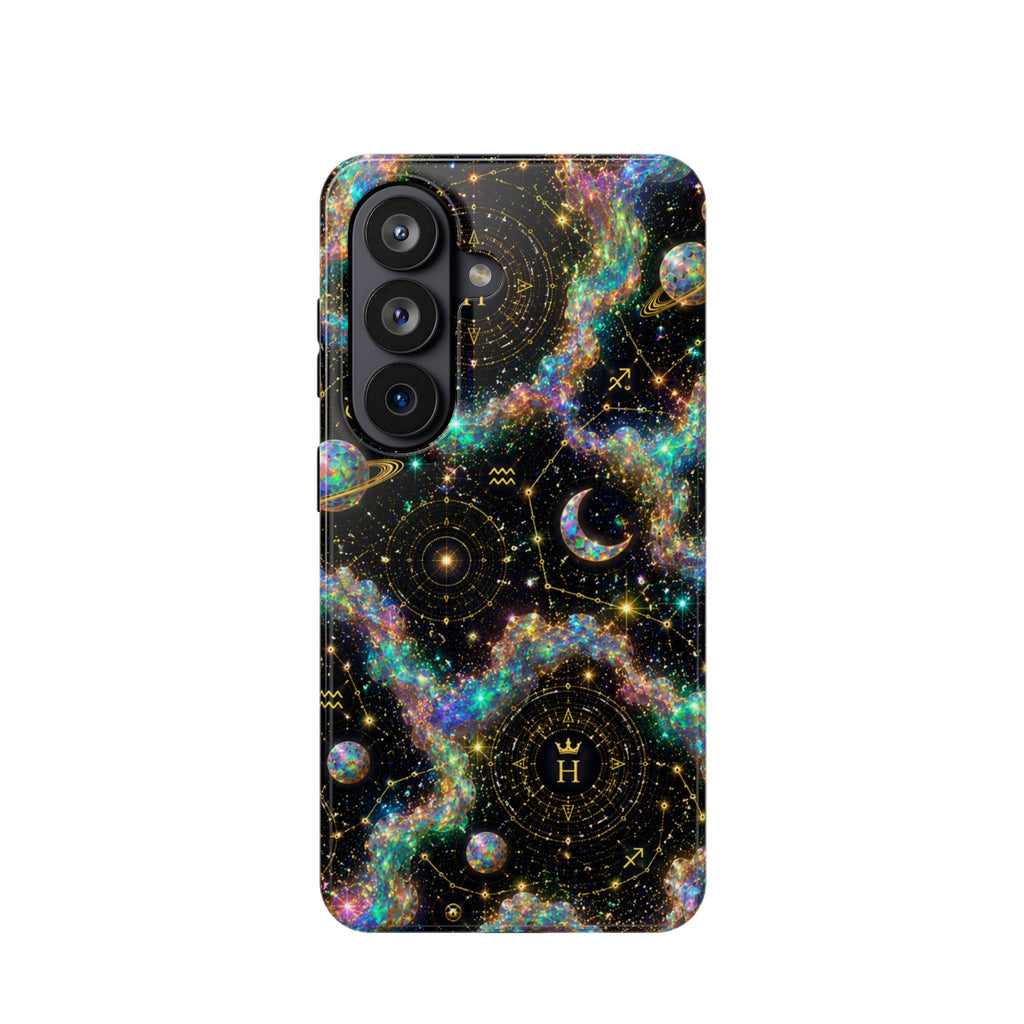 Astrology Galaxy Magnetic Impact Phone Case — Constellation & Moon Protective Cover