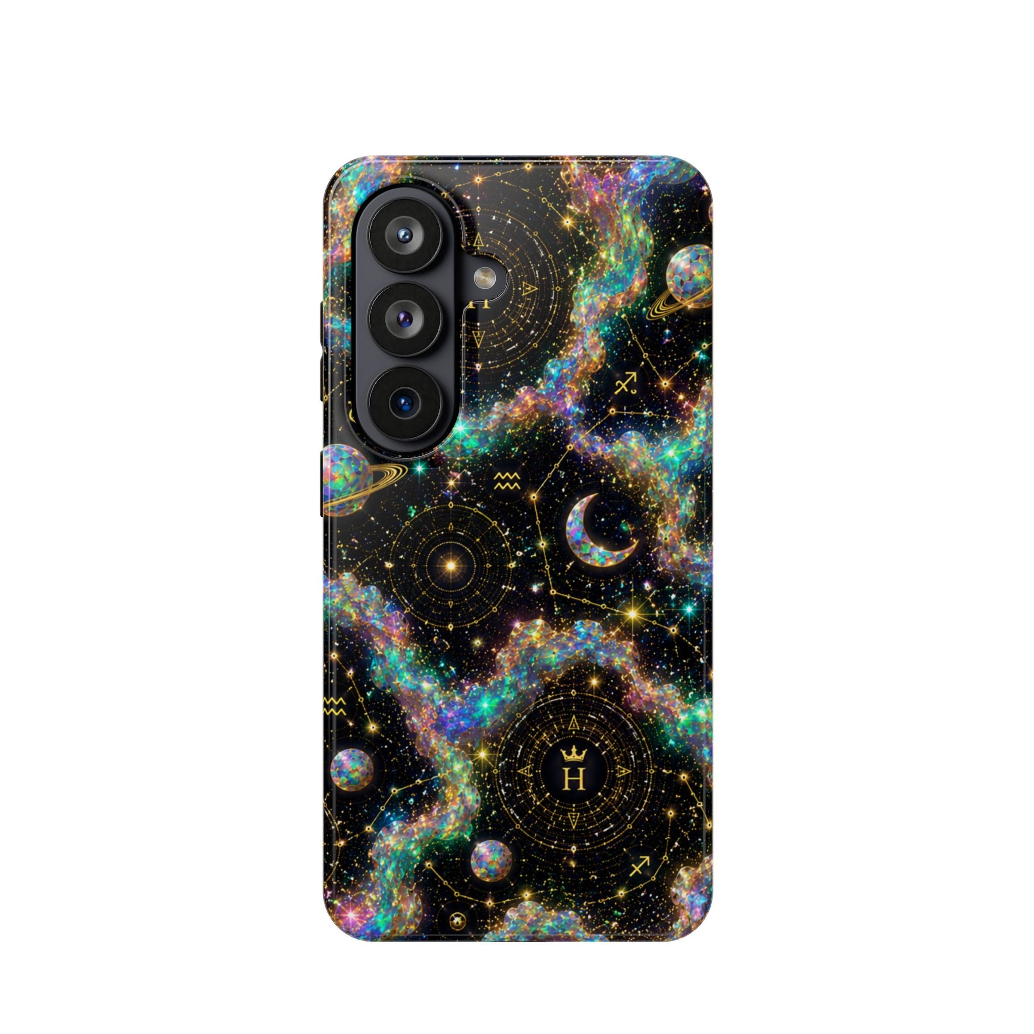 Astrology Galaxy Magnetic Impact Phone Case — Constellation & Moon Protective Cover
