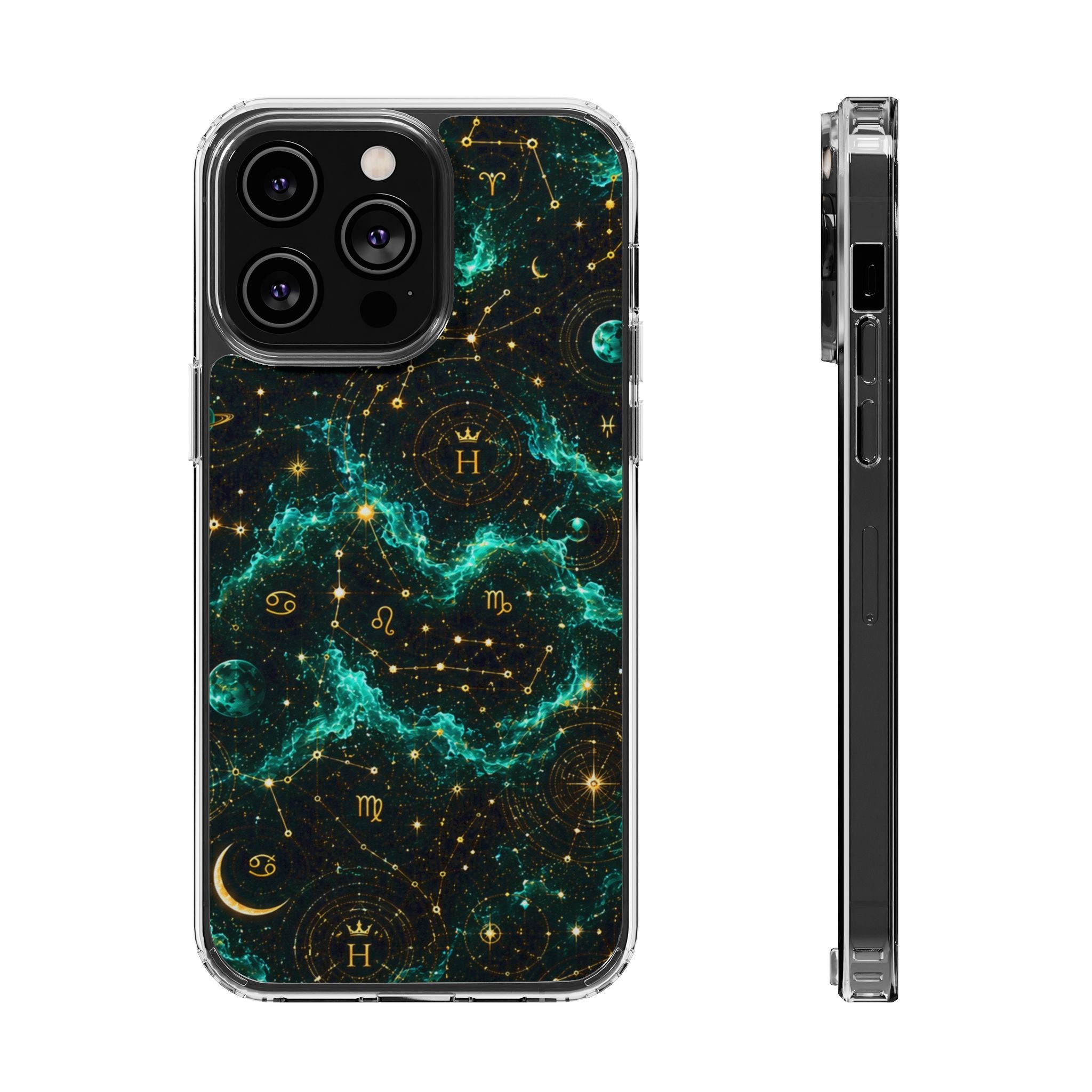 Sagittarius Turquoise Birthstone Phone Case — Clear Magnetic Impact-Resistant