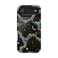 Libra Opal Birthstone Phone Case — Black Magnetic Impact-Resistant