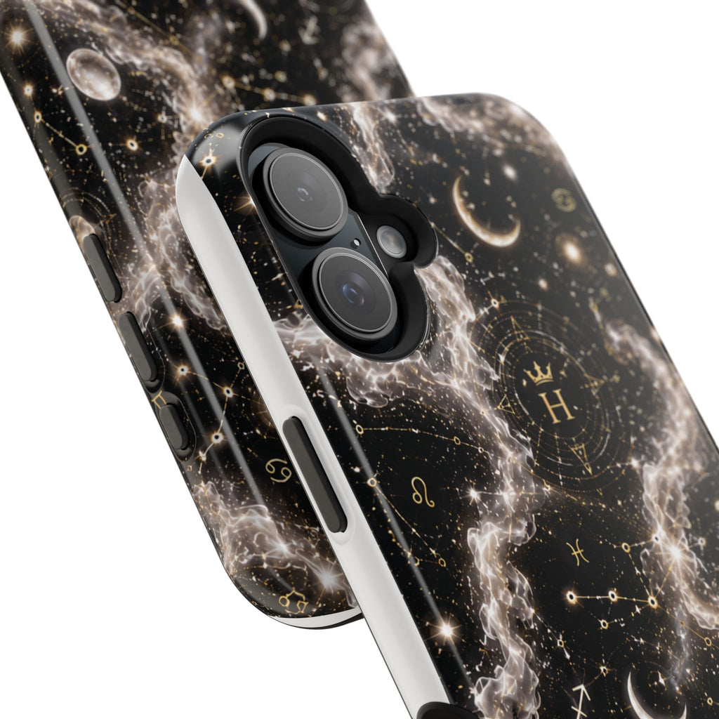 Astrology Galaxy Phone Case — Magnetic Impact-Resistant Cosmic Constellation Design