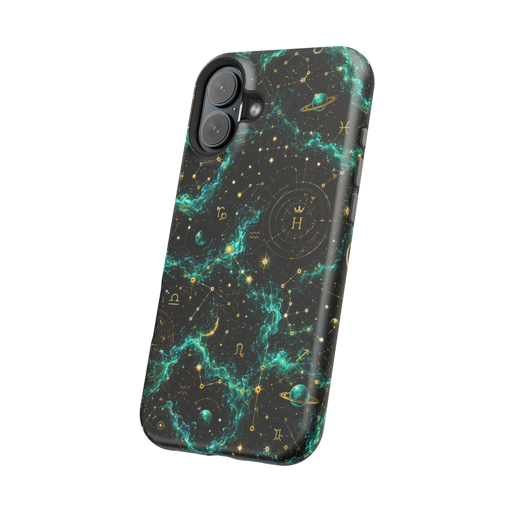 Astrology Nebula Magnetic Impact Phone Case — Zodiac Constellation Design