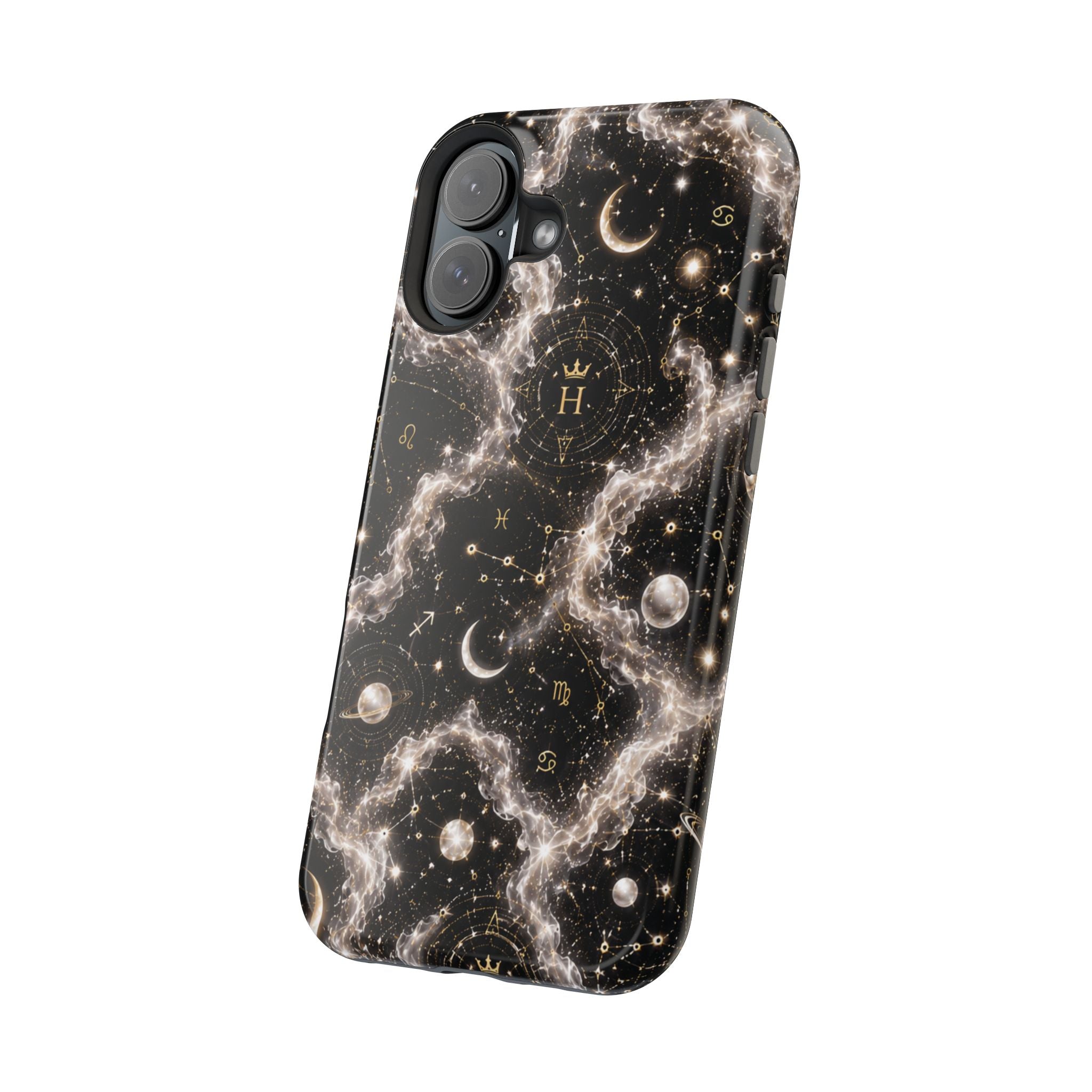 Astrology Galaxy Phone Case — Magnetic Impact-Resistant Cosmic Constellation Design