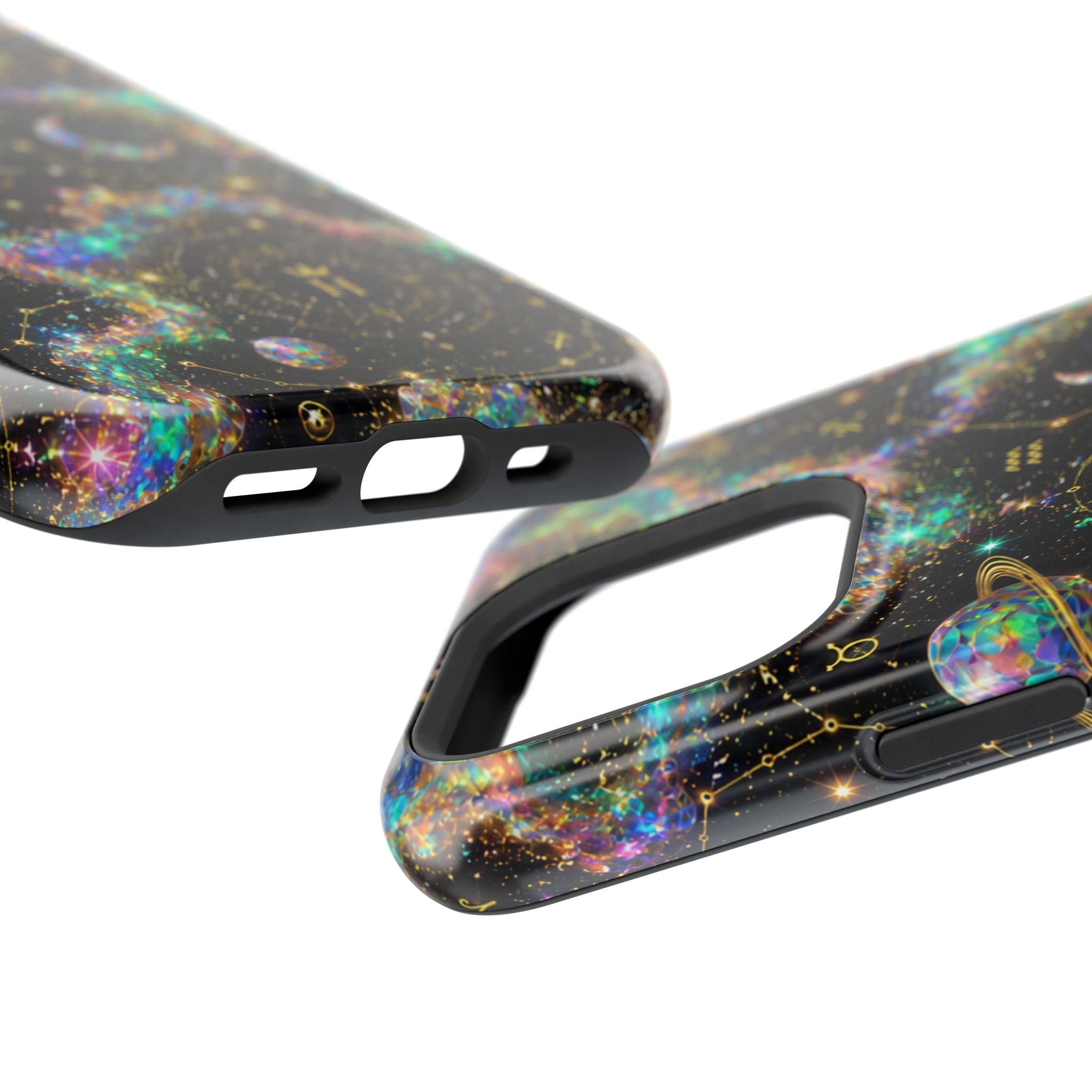 Astrology Galaxy Magnetic Impact Phone Case — Constellation & Moon Protective Cover