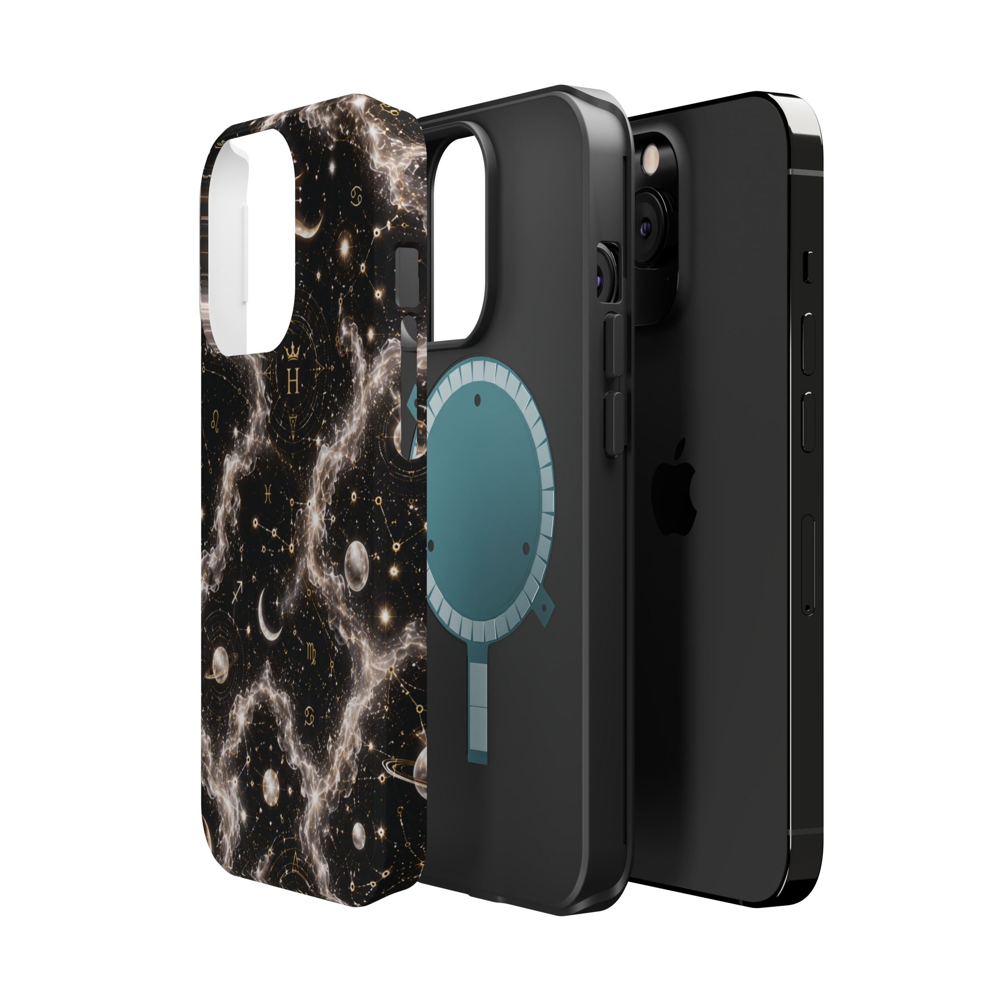 Astrology Galaxy Phone Case — Magnetic Impact-Resistant Cosmic Constellation Design