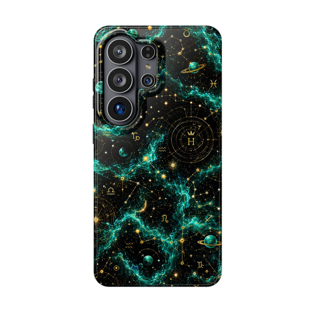 Sagittarius Turquoise Birthstone Phone Case — Black Magnetic Impact-Resistant