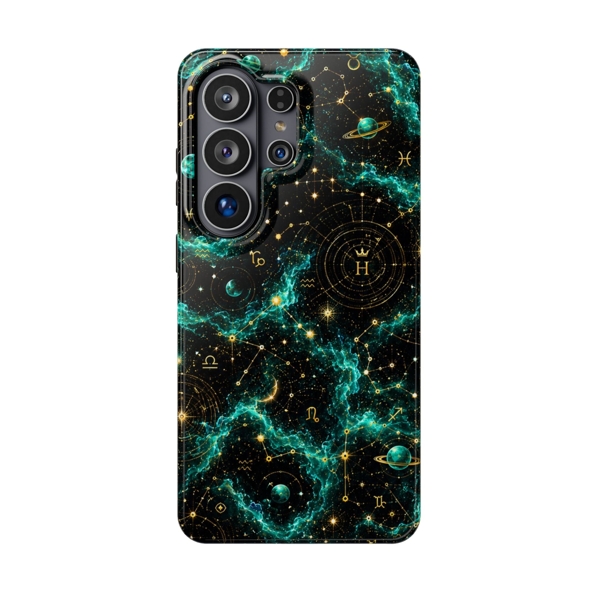 Sagittarius Turquoise Birthstone Phone Case — Black Magnetic Impact-Resistant