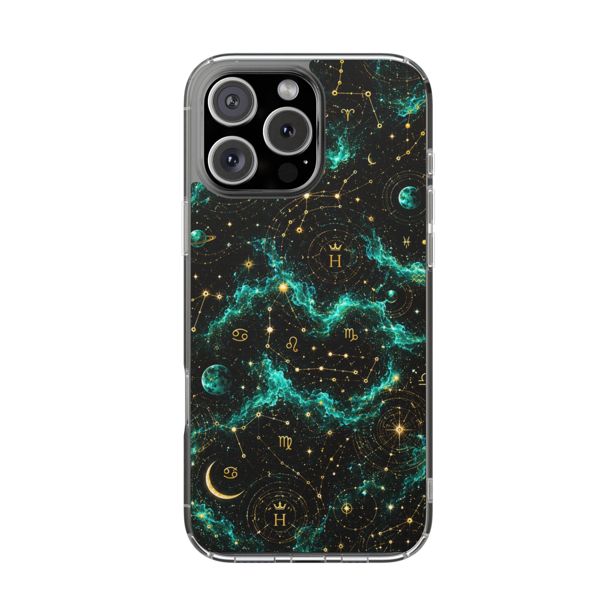 Sagittarius Turquoise Birthstone Phone Case — Clear Magnetic Impact-Resistant
