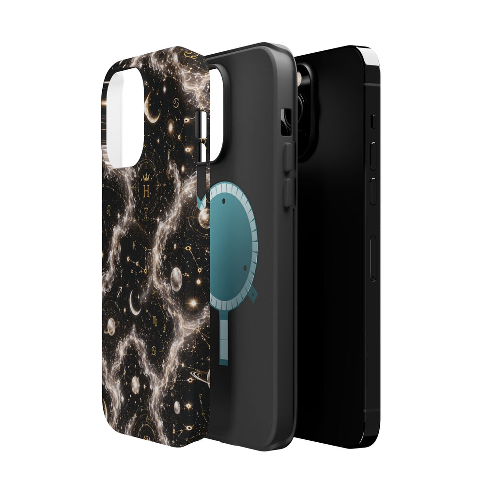 Astrology Galaxy Phone Case — Magnetic Impact-Resistant Cosmic Constellation Design