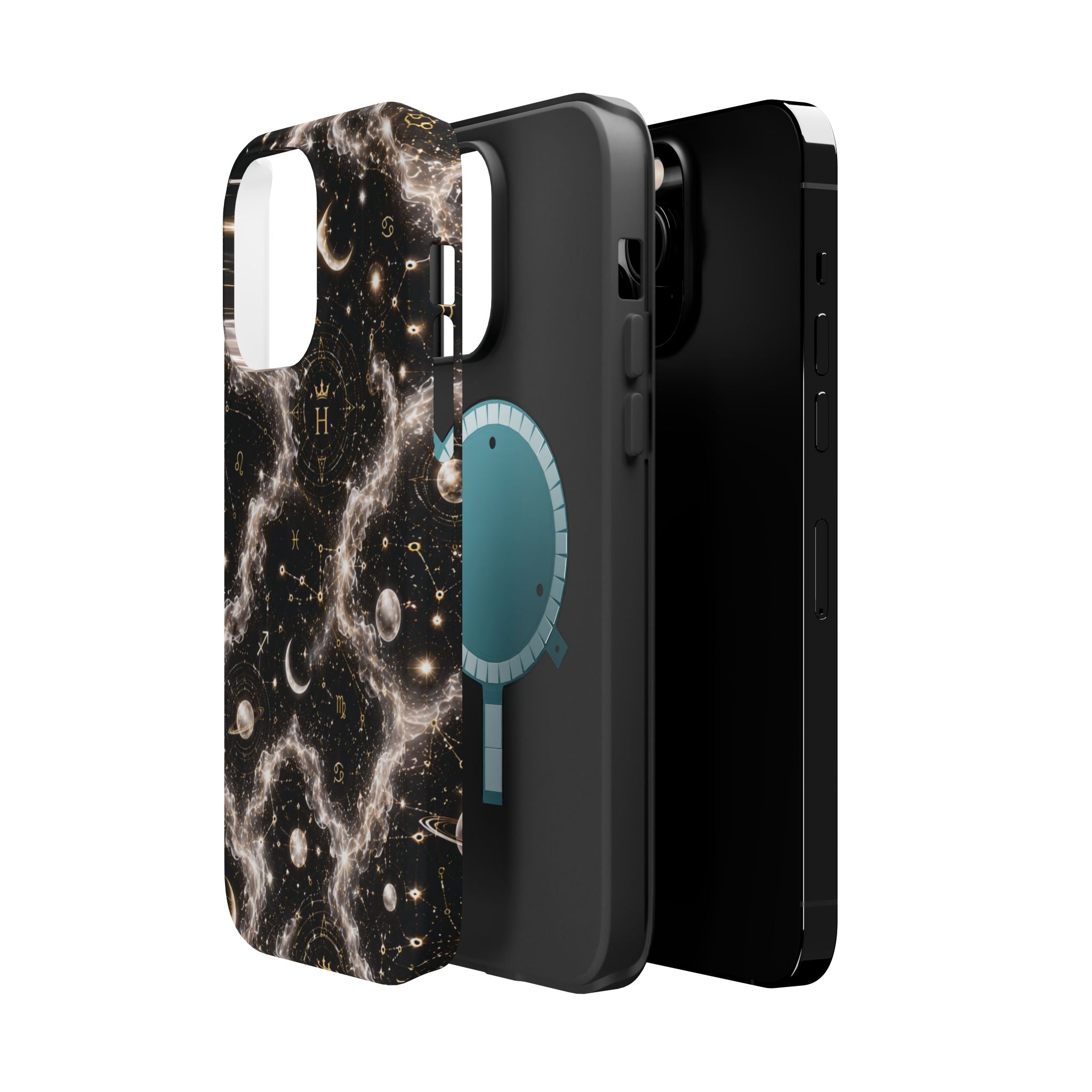 Astrology Galaxy Phone Case — Magnetic Impact-Resistant Cosmic Constellation Design