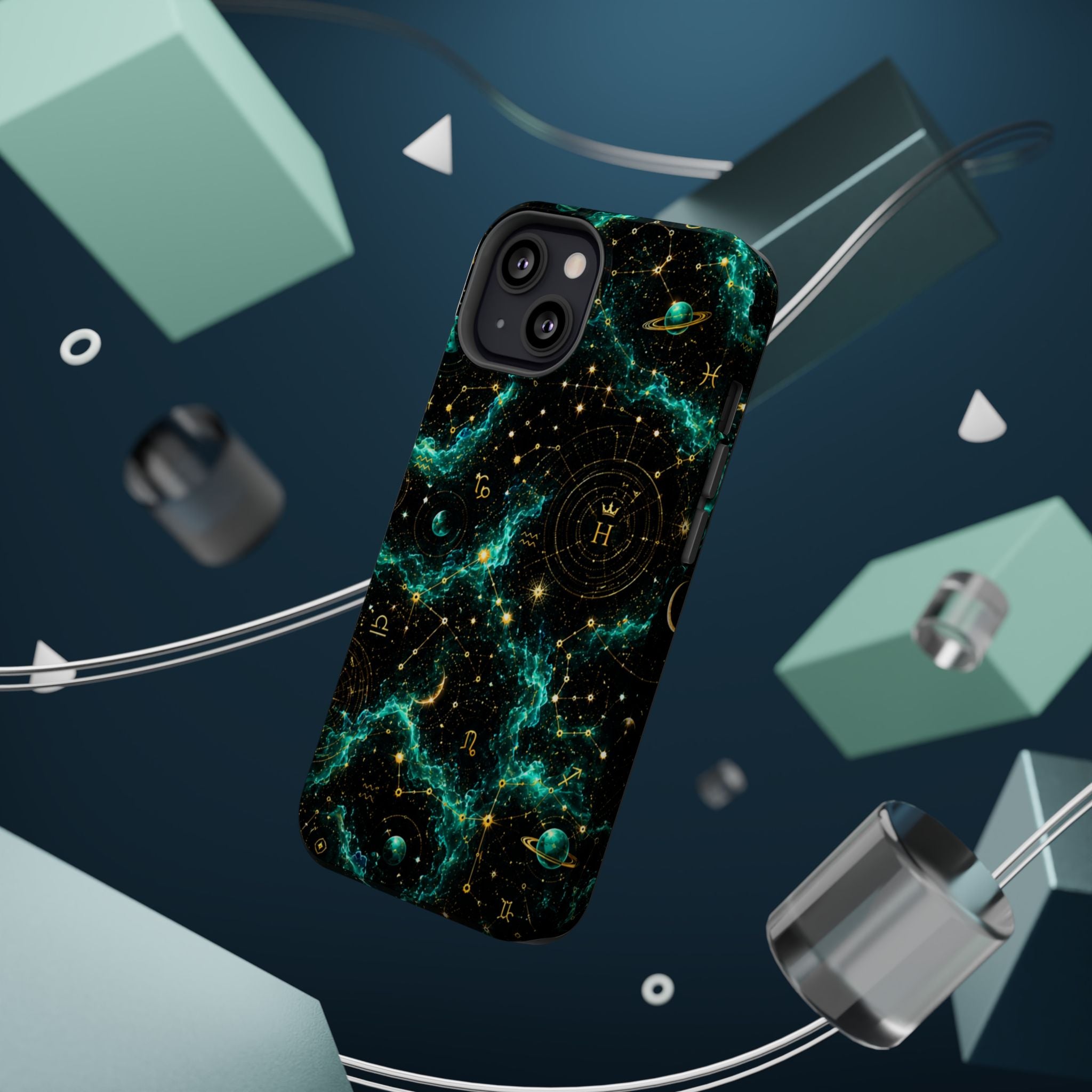 Astrology Nebula Magnetic Impact Phone Case — Zodiac Constellation Design