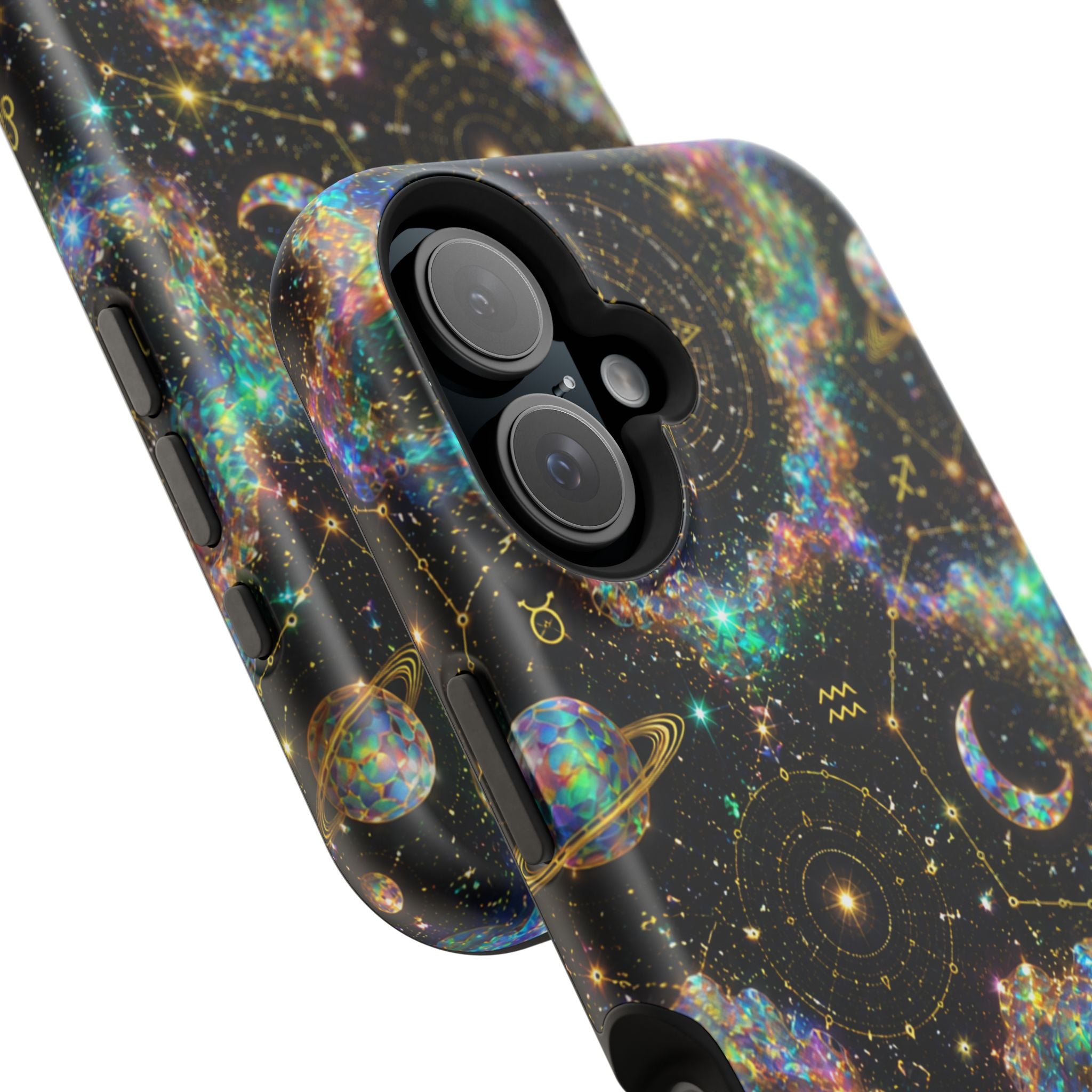 Astrology Galaxy Magnetic Impact Phone Case — Constellation & Moon Protective Cover