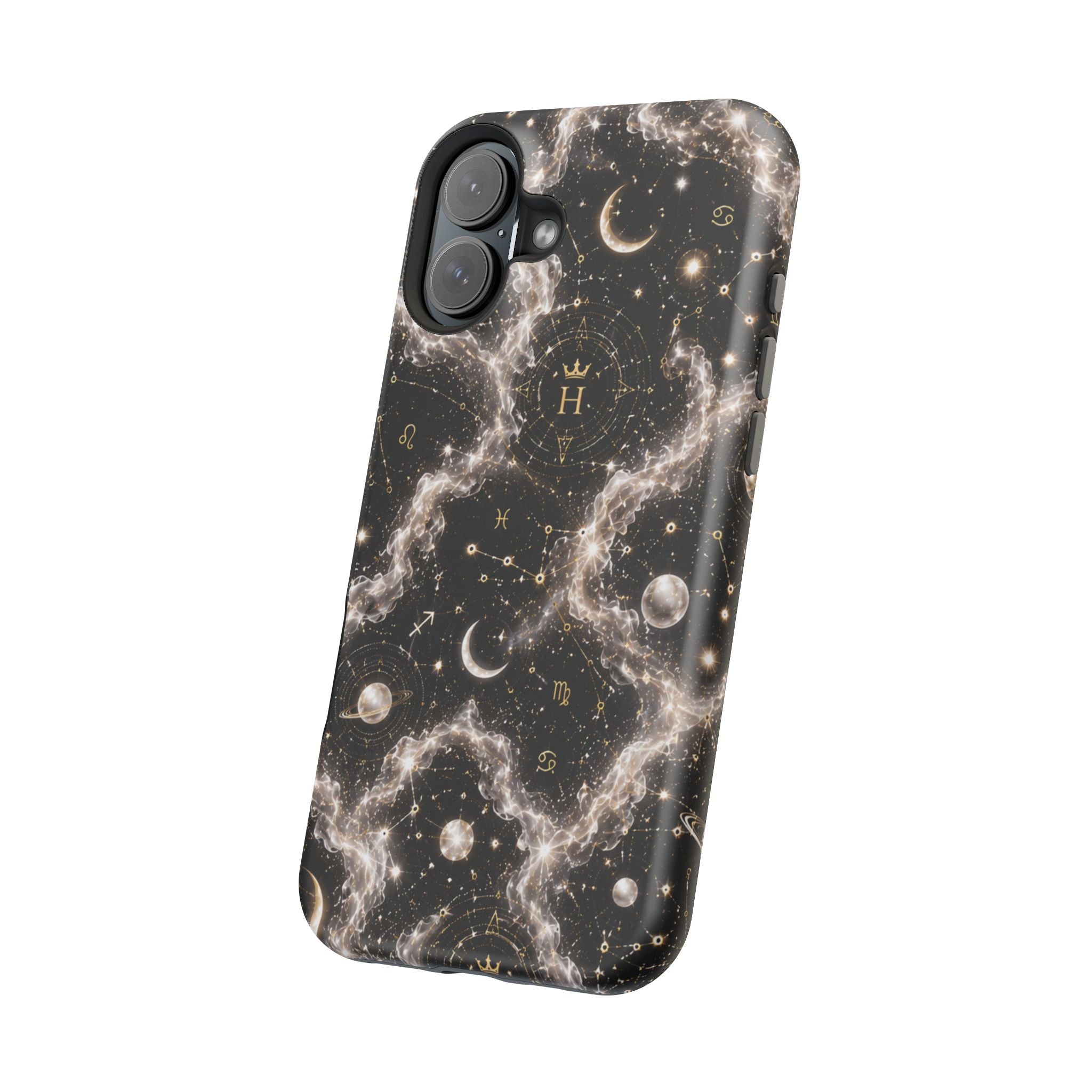 Astrology Galaxy Phone Case — Magnetic Impact-Resistant Cosmic Constellation Design