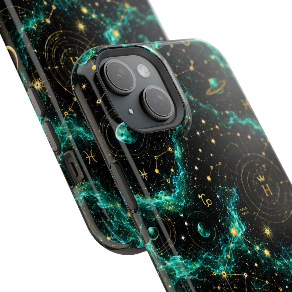 Astrology Nebula Magnetic Impact Phone Case — Zodiac Constellation Design