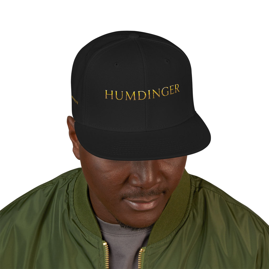 Humdinger Gold Embroidered Snapback Hat