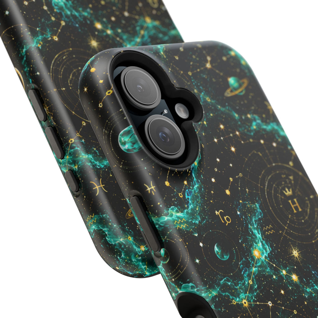 Astrology Nebula Magnetic Impact Phone Case — Zodiac Constellation Design