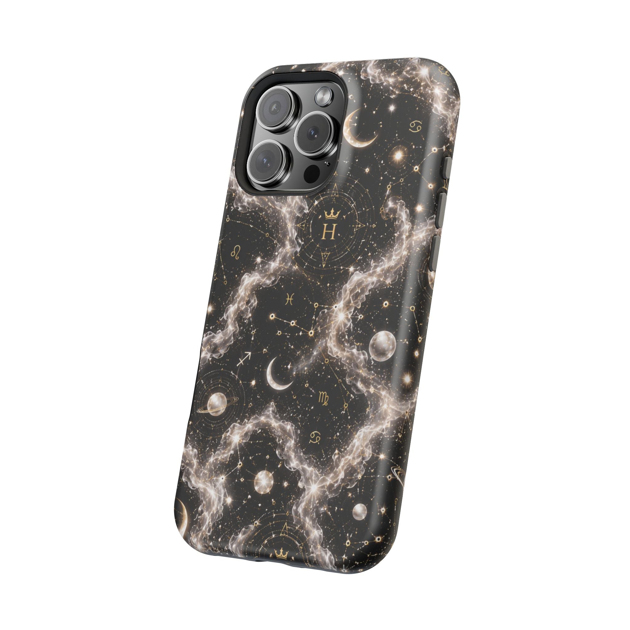 Astrology Galaxy Phone Case — Magnetic Impact-Resistant Cosmic Constellation Design