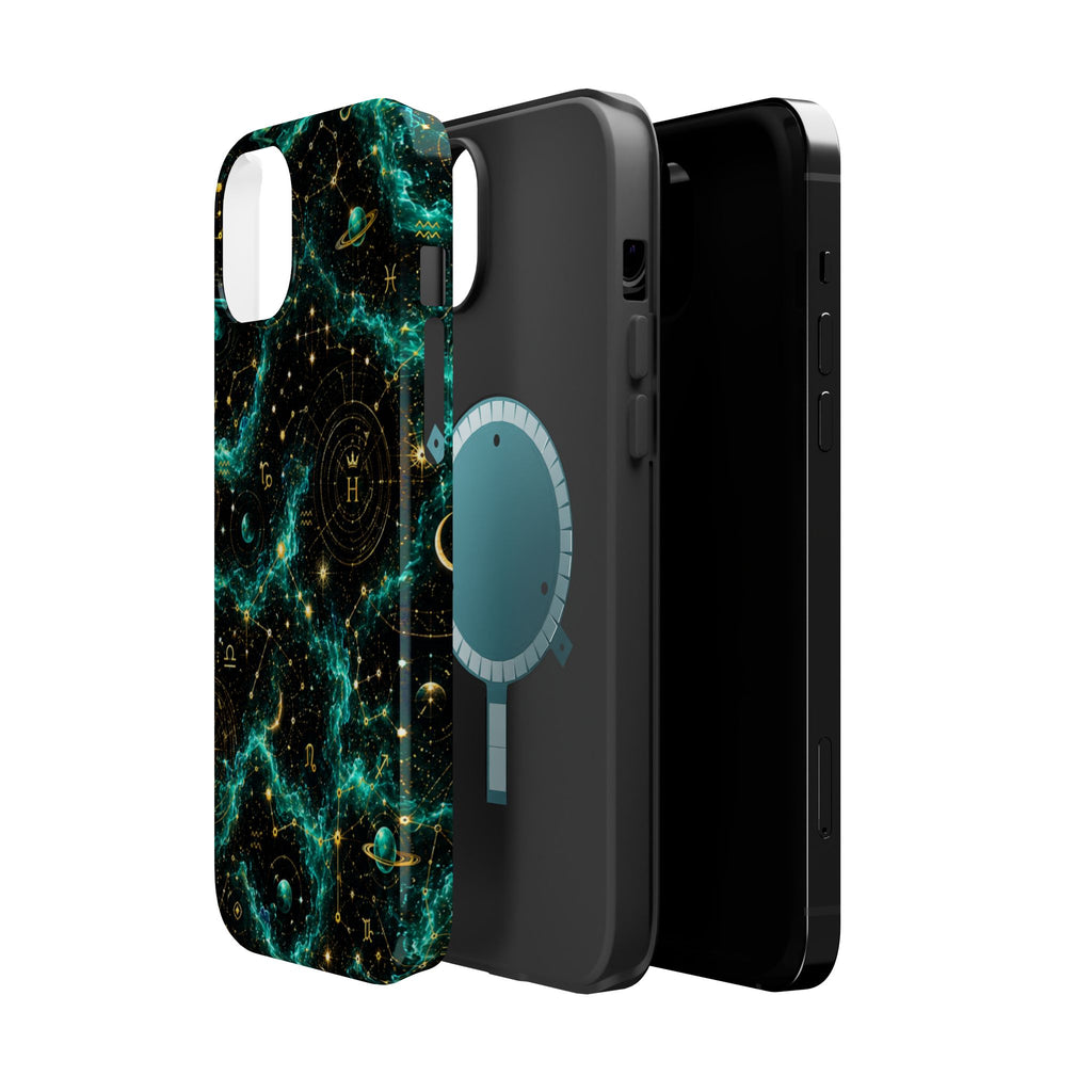 Astrology Nebula Magnetic Impact Phone Case — Zodiac Constellation Design