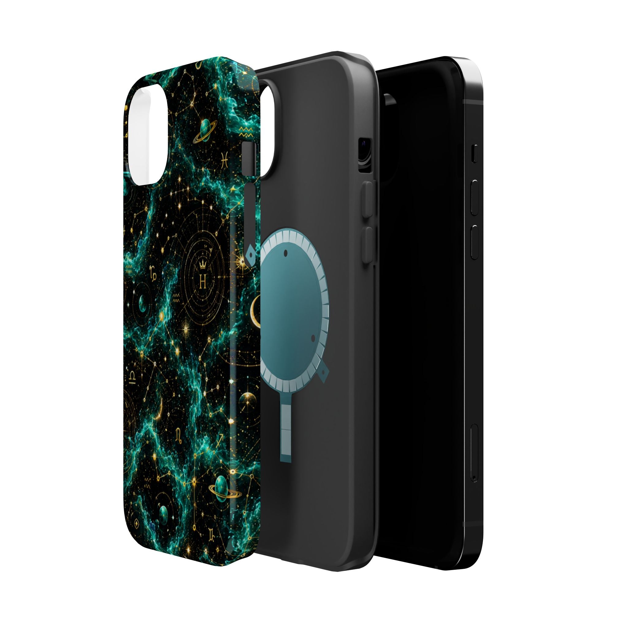 Astrology Nebula Magnetic Impact Phone Case — Zodiac Constellation Design