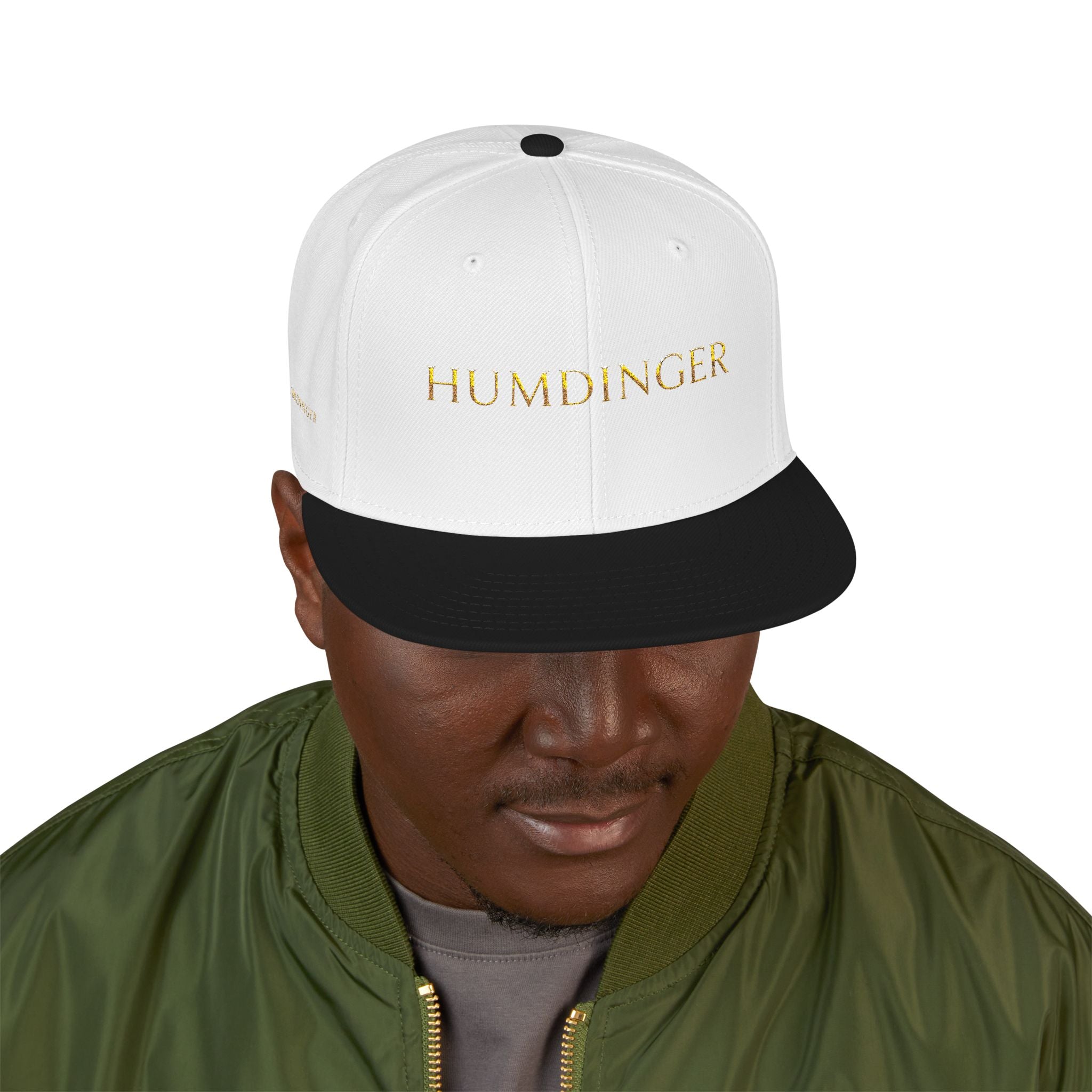 Humdinger Gold Embroidered Snapback Hat