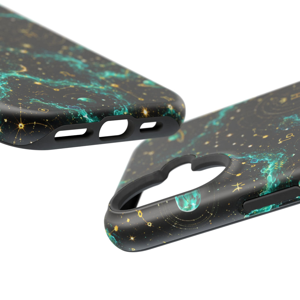 Astrology Nebula Magnetic Impact Phone Case — Zodiac Constellation Design